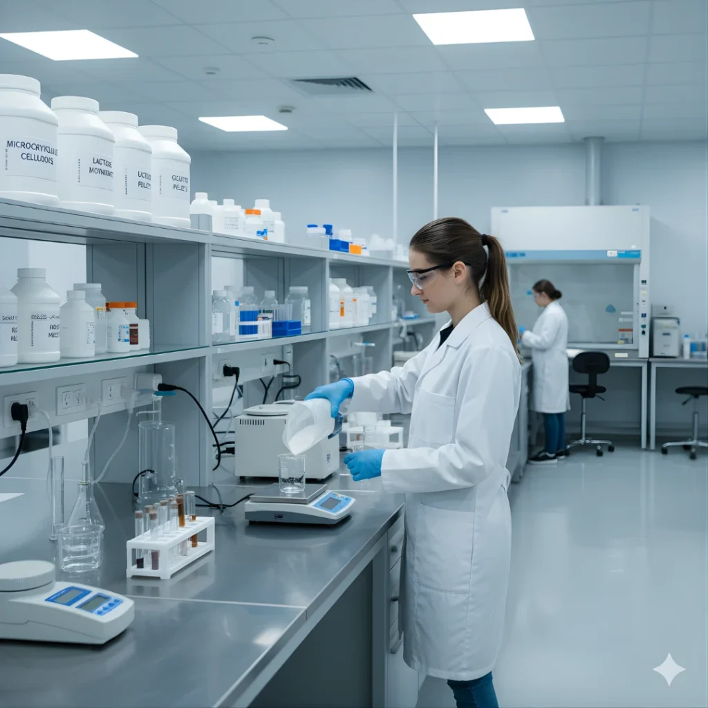lab bahan baku farmasi